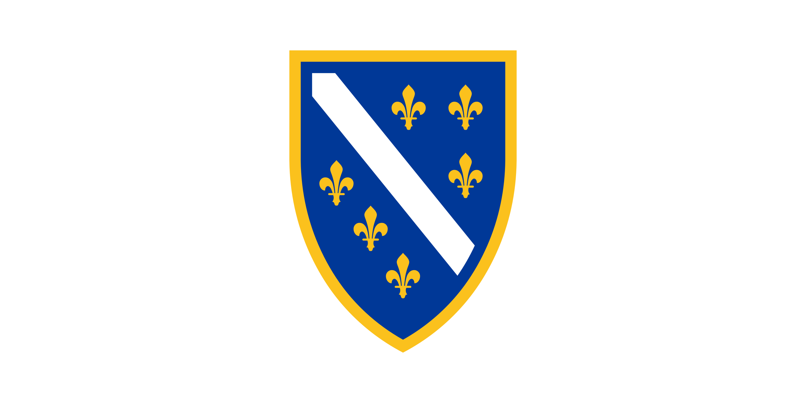 Bosnia & Herzegovina Flag (1992-1998)