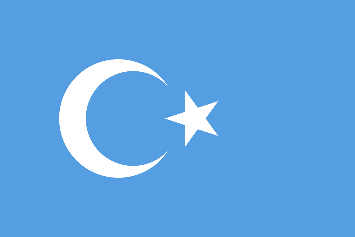 East Turkestan Flag (Uyghur)