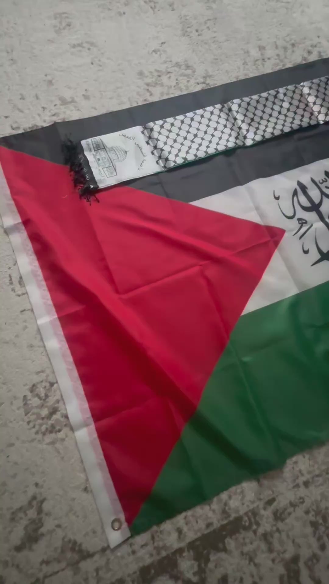 ISLAMIC FLAGS WITH PALESTINIAN SCARF 🇵🇸